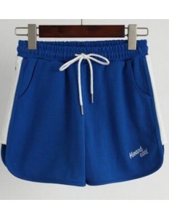 Shorts Summer New Korean Women's Cotton Loose Leisure Shorts Home Women's White Shorts - Blue - 5X111181894174-16 $27.60