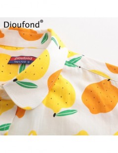 Blouses & Shirts Women Cotton Blouses Summer Cute Lemon Bird Print Long Sleeve Blouse Shirt Woman Tops Plus Size 2018 New - l...