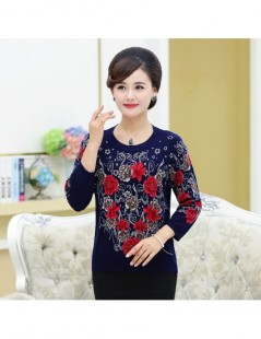 Pullovers High Elastic Winter Warm Soft Knitwear Spring Fall Women Christmas Sweater Pullover Mother Knitted Top Long Sleeve ...