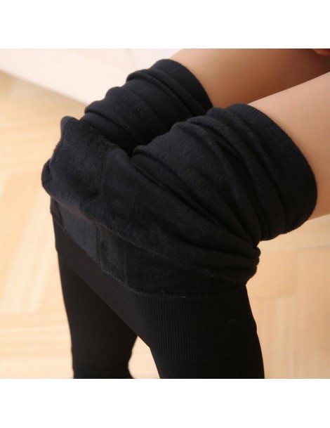 Pants & Capris Women's Candy Colors Women Pants Plus Velvet Thick Warm Leggings Ladies Pants For Winter Super Elastic Women L...