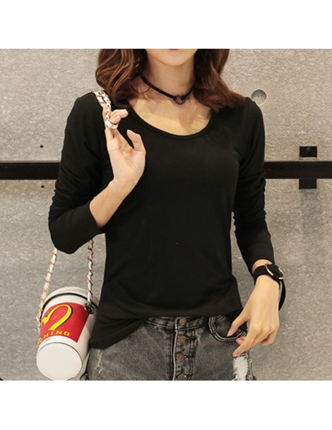 T-Shirts new 2019 autumn winter Women tops tees t-shirts long sleeve Casual tunic basic shirt tops t shirt also for kids yell...