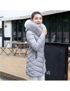 Parkas M-3XL long parka Women Big fur collar Hooded Down Jacket Warm Winter Coat Slim Thicken Parker Cotton Outerwear Ladie10...