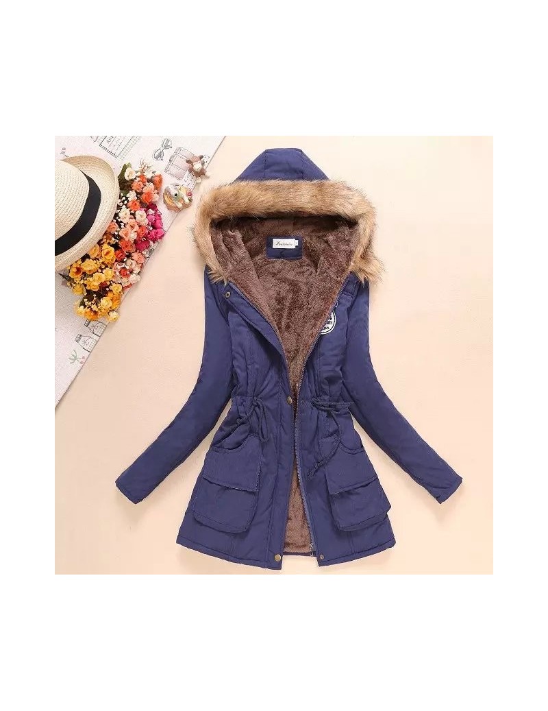 S-3XL 2019 new Winter Womens Parka Casual Outwear Military Hooded Coat Winter Jacket Women Fur Coats Woman Clothes manteau f...