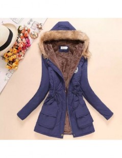 Jackets S-3XL 2019 new Winter Womens Parka Casual Outwear Military Hooded Coat Winter Jacket Women Fur Coats Woman Clothes ma...
