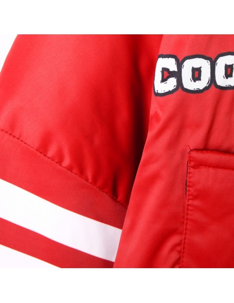 Parkas Women's Winter Jacket Zipper Hoodies Thick Cartoon Print Casual Red Coat for women Loose Harajuku Streetwear Hip Hop J...