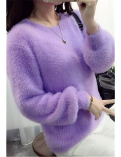 Pullovers Pull Femme Pullover Women Sweaters And Pullovers 2018 Cashmere Sweater knitted Korean Winter Warm Pink Sweater Jump...