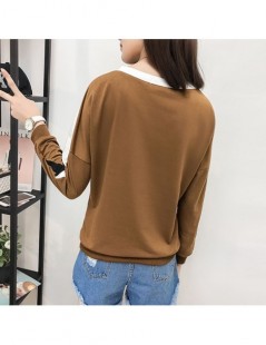 T-Shirts 2019 Autumn Winter Long Sleeve T shirt Women Tops Tshirt Women T-shirt O-neck Loose Cotton Tee Shirt Femme Plus Size...
