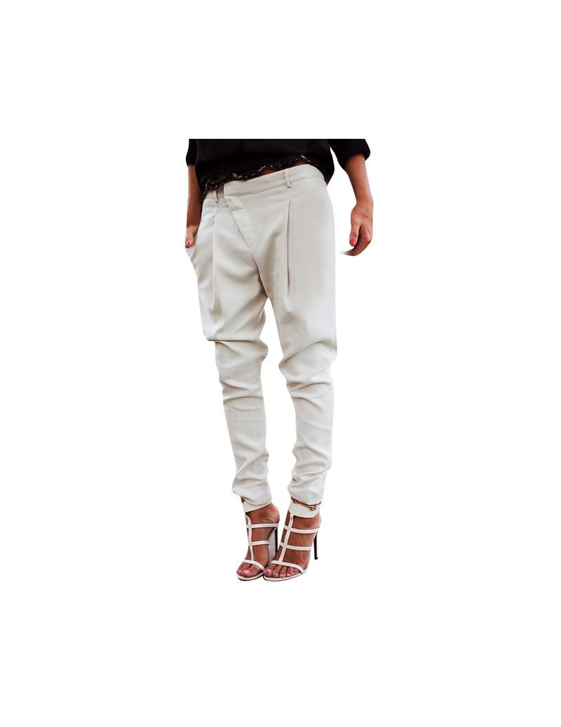 Pants & Capris Autumn Pants Women Casual Lantern Plus Size Solid Color Loose Lady Long Pants Trousers streetwear YJJ1 - White...