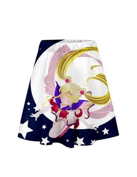 Skirts Sailor Moon 3D Printed Super Hero Women Skirt Fashion Kpop Streetwear Short Skirts 2019 Hot Sale Girls Casual Trendy S...