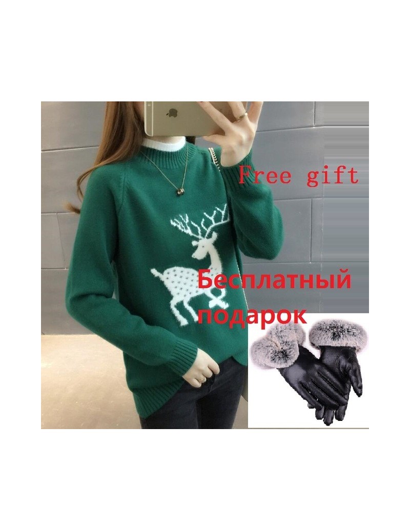 Spring Autumn Winter Sweaters For Women 2019 New Fashion Women Sweater famous Brand With Deer Decoration Female Wool Sweater...
