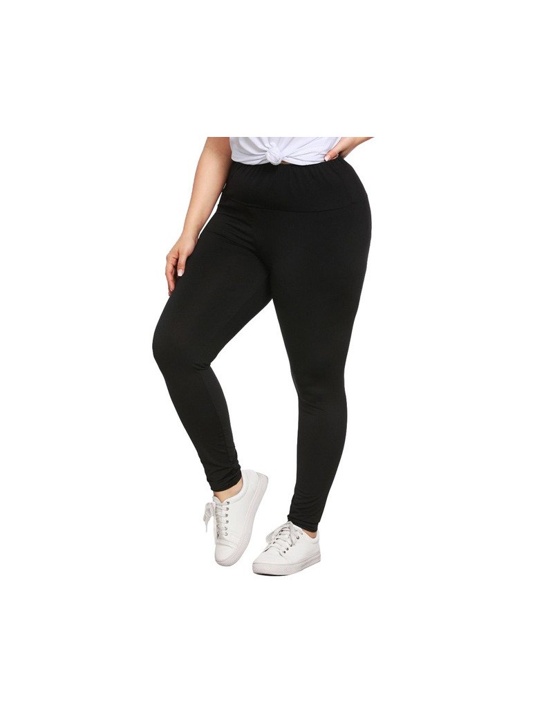 Fashion Plus Size Women Fitness Leggings Solid Pure High Waist Skinny Skinny Exercise Workout Leggins Jeggings Femme Bottoms...