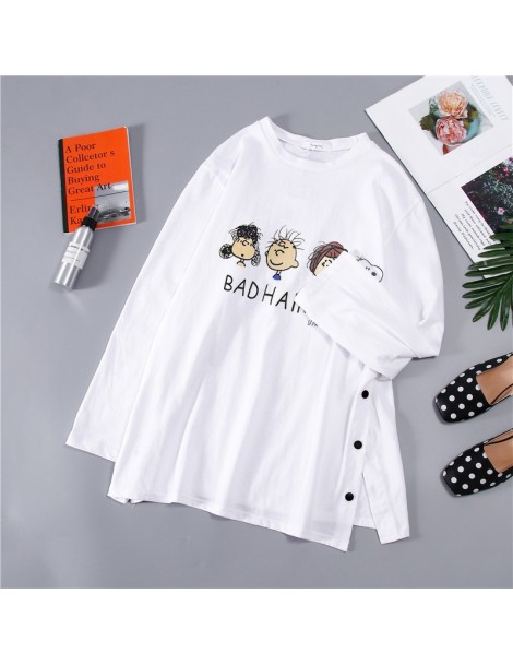 T-Shirts Women's Print Cartoon Snoopy Cute Tshirt 2019 Summer Loose T-shirt Oversize - -1 - 5I111172591709-13 $22.00