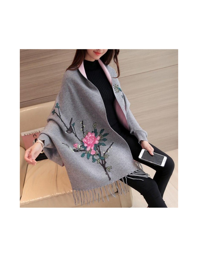 Women's Sweaters For Winter 2019 Female Cardigan Leisure Long Sleeve Slim Thin Out jacket Long section Tops - Gray - 4Q39367...