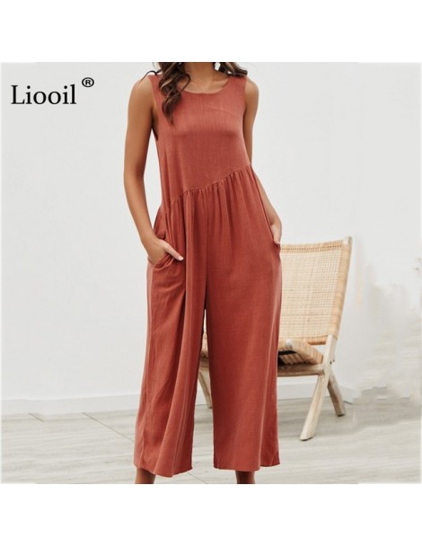 Jumpsuits Casual Loose Jumpsuits For Women 2019 Spring Summer Black White Boho Jumpsuit Backless Party Sexy Rompers Womens Ju...