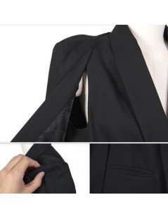 Blazers New OL suit jacket Fashion Cloak Cape Blazer Women Black Lapel Split Long Sleeve Jacket Coat Female Casual Blazers Wo...