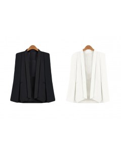 Blazers New OL suit jacket Fashion Cloak Cape Blazer Women Black Lapel Split Long Sleeve Jacket Coat Female Casual Blazers Wo...