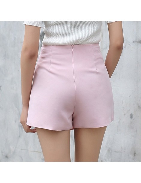 Shorts Shorts Skirts For Women High Waist Button Zipper Irregular A Line Skirt Female 2019 Korean Casual Fashion Tide - pink ...