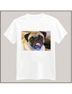 T-Shirts Pug Life Dog Print Women Tshirt Cotton Casual Funny Shirt White Top Tees Big Size S-XXXL Drop Ship TZ155-66 - C6 - 3...