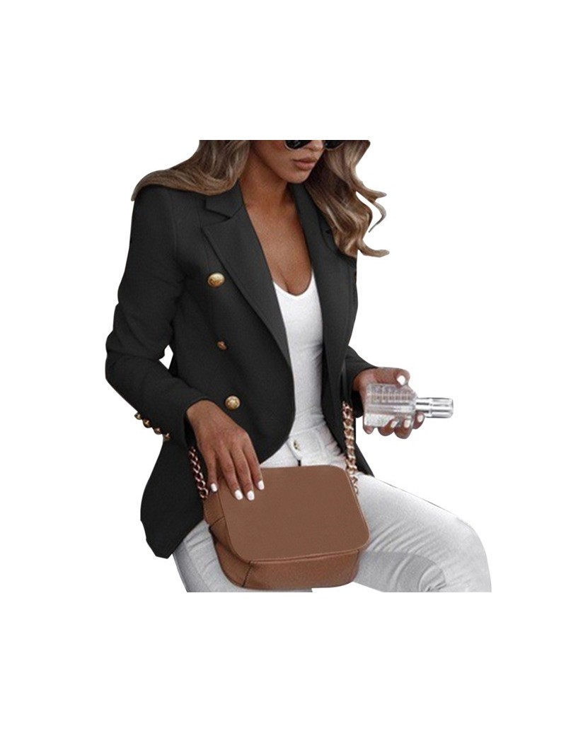 New Women Casual Long Sleeve Coat Suit Office Ladies Slim Cardigan Tops Blazer Jacket Outwear Women Suit Bussiness Jacket - ...