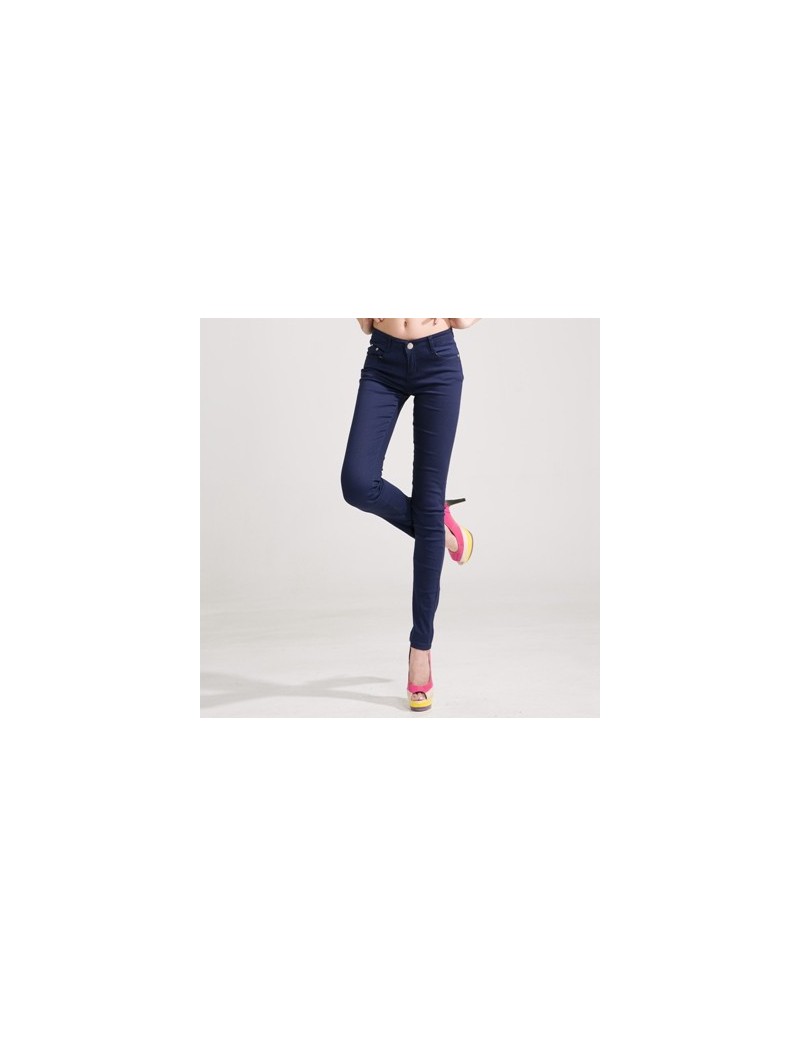 Pants & Capris Women's Pants Women Candy Color Pencil Pants Trousers Women Jeans Ladies Elastic Stretch Skinny Pants Plus Siz...