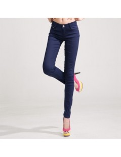 Pants & Capris Women's Pants Women Candy Color Pencil Pants Trousers Women Jeans Ladies Elastic Stretch Skinny Pants Plus Siz...