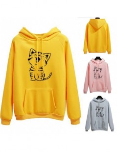 Hoodies & Sweatshirts Sweatshirt Cat Print Kawaii Clothes Women Hoodie Poleron Mujer 2019 Cute Pullover Harajuku Fashion Xxl ...