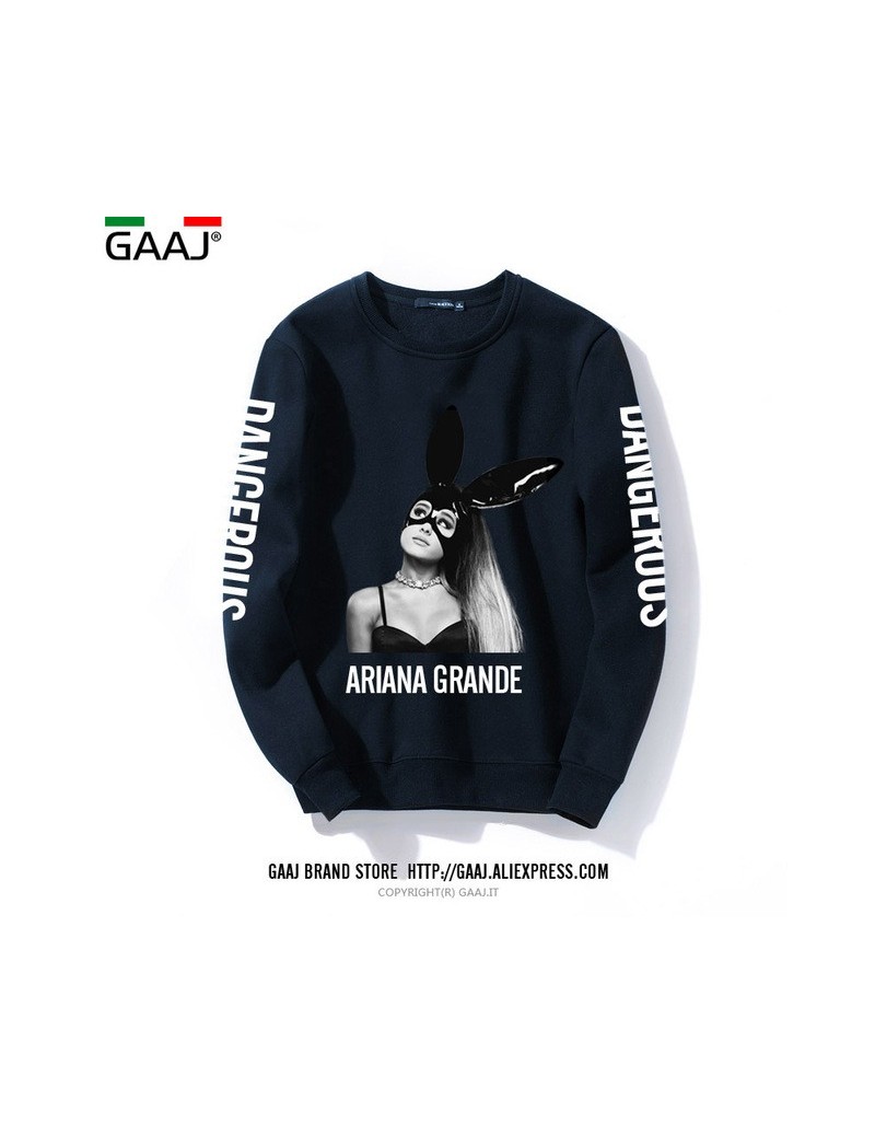 Hoodies & Sweatshirts Exclusive Top Quality Dangerous Woman 2019 Tour Pink Sweatshirt Women & Men Print Hip Hop Streetwear Su...