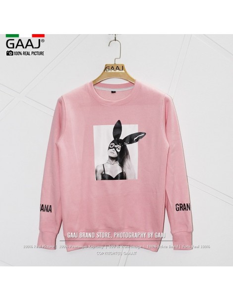 Hoodies & Sweatshirts Exclusive Top Quality Dangerous Woman 2019 Tour Pink Sweatshirt Women & Men Print Hip Hop Streetwear Su...