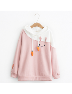 Hoodies & Sweatshirts Japanese Women Hoodies Anime Lovely Pullover Kawaii Rabbit Sweatshirt Tracksuit Cute Bunny Graphic Oute...