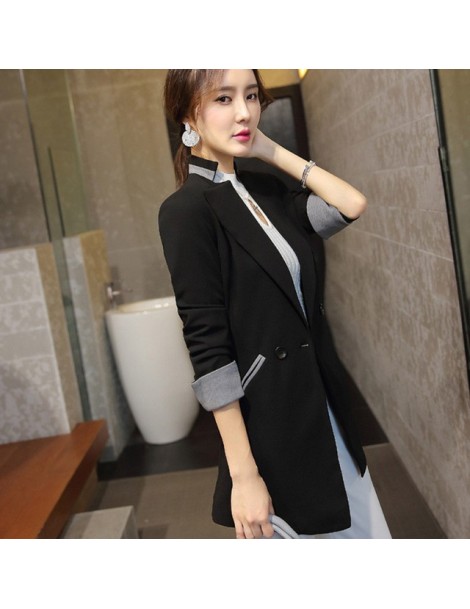 Blazers Women Blazers And Jackets Small Suit Female 2019 Fashion Spring Autumn Slim Medium Long Office Suit Full Sleeves Busi...