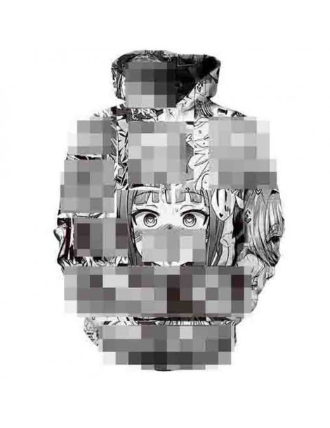 Hoodies & Sweatshirts Colorful 2019 3D Print Women Men Ahegao Print Hip Hop Sweatshirt Girl Shirt Homme Harajuku Cartoon Hood...