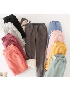 Pants & Capris Women Pant Winter Thick Lambskin Cashmere Pants Warm Female Casual Pants Loose Harlan Pants Long Trousers Plus...