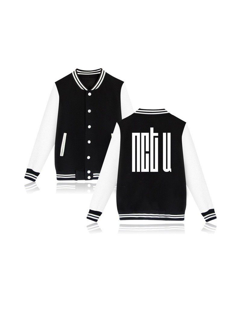 Hoodies & Sweatshirts Kpop NCT U Baseball Jacket Women Men Idol Group Album Sweatshirt Member Name Print Hip Hop Hoodies Fema...