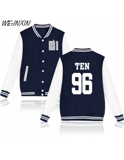 Hoodies & Sweatshirts Kpop NCT U Baseball Jacket Women Men Idol Group Album Sweatshirt Member Name Print Hip Hop Hoodies Fema...