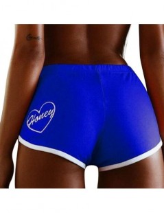 Shorts Women Stretchy Summer Gym Yoga Fashion Print Beach Jogging Soft Slim Sports Shorts Casual Hot Pants Fitness Running - ...