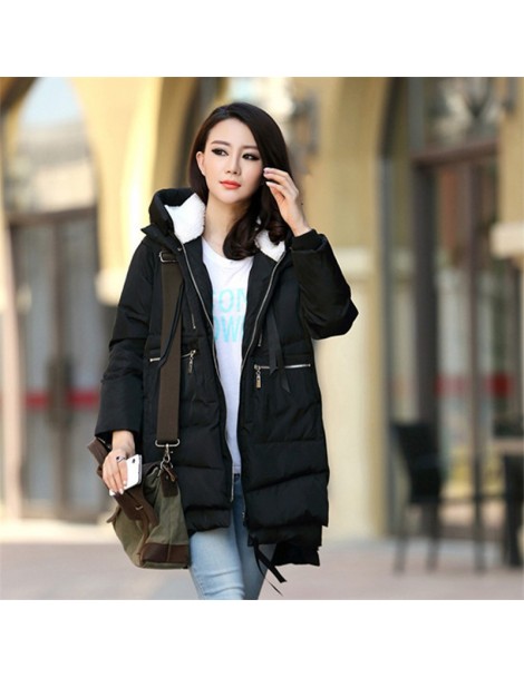 Parkas Winter Women Warm Jackets Coats Basic Long Parka Outerwear Cotton Zip Fashion Jacket S-3XL Casual Female Coats Y24 - G...