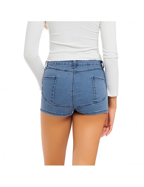 Jeans Women's джинсы женские casual high waist pocket jeans button zip shorts stitching Casual pocket zipper stitching jeans ...