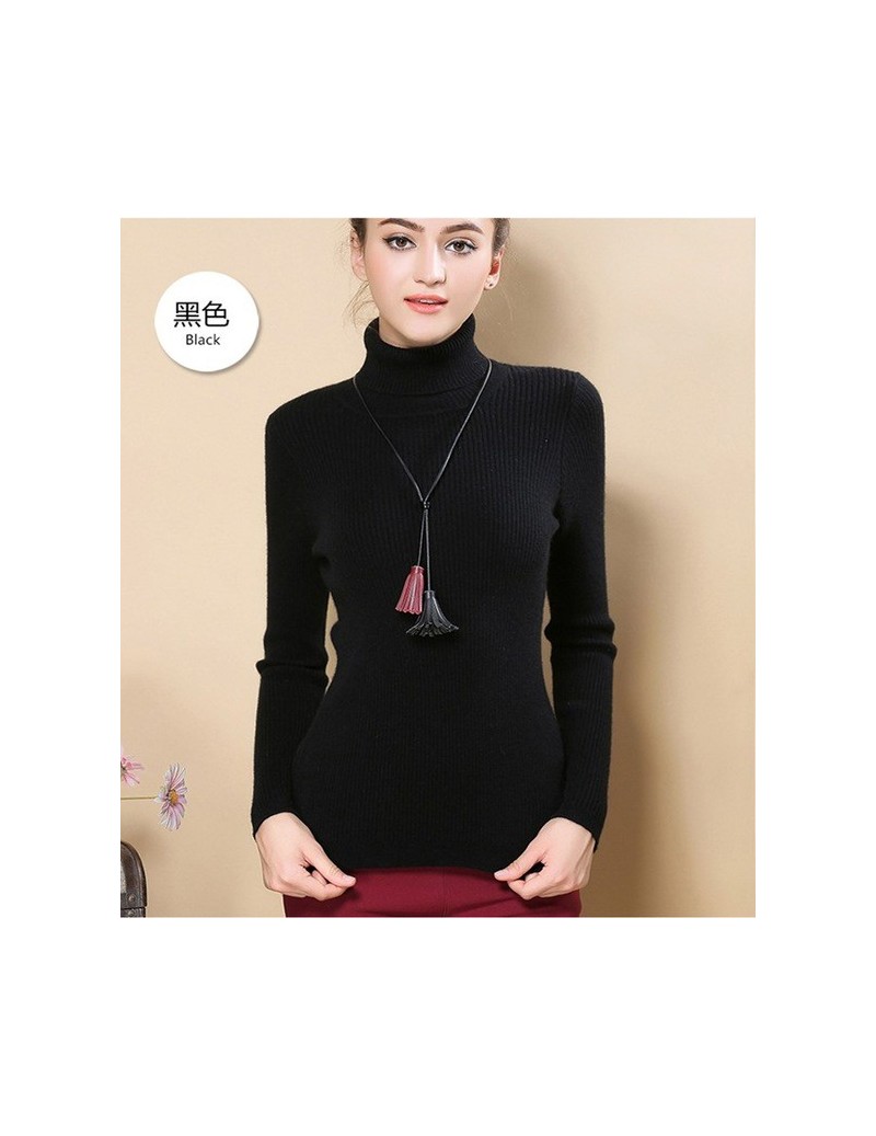 Thick Turtleneck Tights Cashmere Sweater Women 2019 Autumn Winter Streetwear Pull Femme Hiver Jumper Pullover Knitted Sweate...