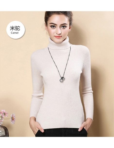Pullovers Thick Turtleneck Tights Cashmere Sweater Women 2019 Autumn Winter Streetwear Pull Femme Hiver Jumper Pullover Knitt...