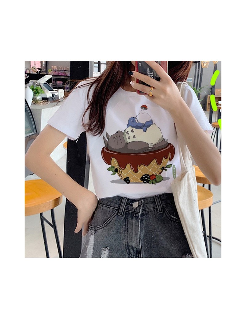 Kawaii Totoro Harajuku T Shirt Women Studio Ghibli Cute Cartoon T-shirt Ullzang 90s Funny Tshirt Fashion Graphic Top Tees Fe...