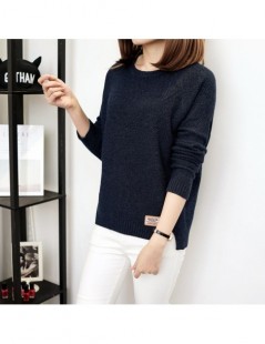 Shrugs Women Costume Sweater High Quality Korean Style Autumn Winter Knitted Long Sleeve Outwear Women O-neck Paragraph femal...