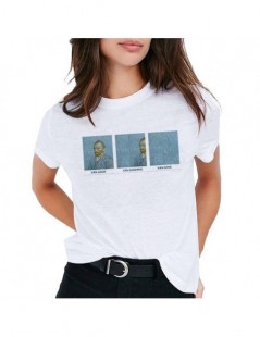T-Shirts Van Gogh Art t shirt women top Oil Print t-shirt female new streetwear 2019 Casual tshirt graphic tee shirts Harajuk...