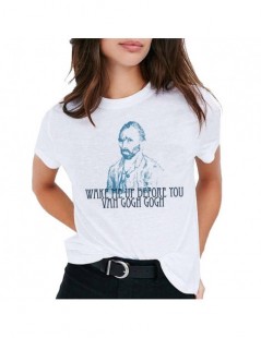 T-Shirts Van Gogh Art t shirt women top Oil Print t-shirt female new streetwear 2019 Casual tshirt graphic tee shirts Harajuk...