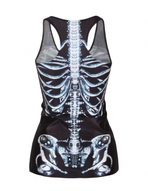 Tank Tops V-06 spring new 2014 women tops skull bone Ribs crop tops adventure time camisole HOT HOT - 4S3343581512 $17.78