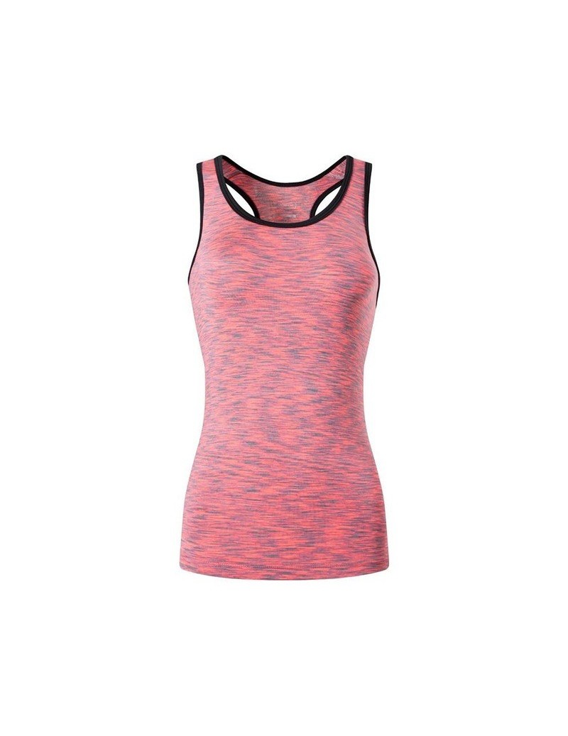 Women's Quick Drying Slim Fit Tank Tops Tanktops Sleeveless Vest Singlet SWT237 - SWT241-Pink - 4K4134272743-13