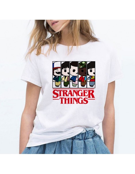 T-Shirts stranger things 3 t shirt Eleven 2019 women new tshirt hip hop 90s gothic female clothing femme streetwear kawaii Up...