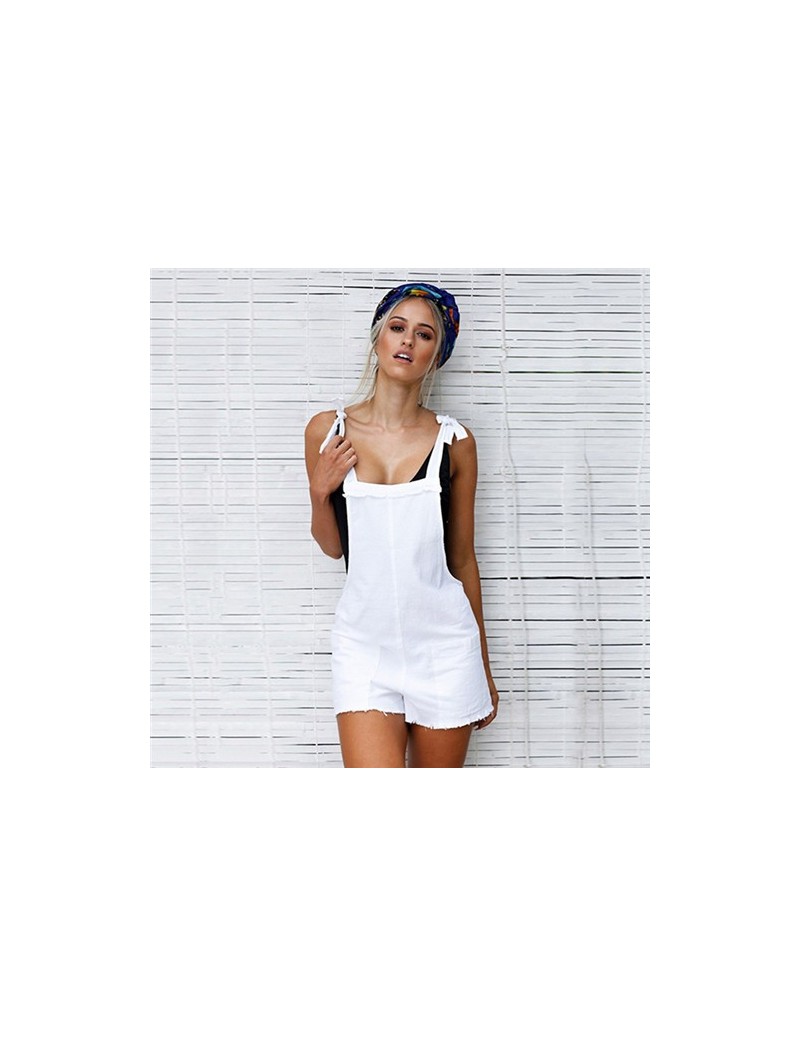 Cool Girl Casual Fashion Shorts Women Overalls Plaid Women Streetwear Summer Short 2019 Beach White Bandage Slim Shorts Femi...