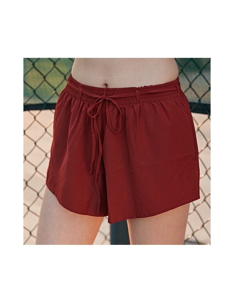 Summer New Leisure and Loose Fitness Shorts Fast-drying Air-permeable and Light-proof Yoga Shorts for Women - Red - 5Z111182...
