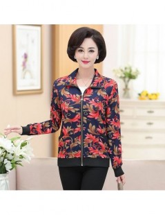 Jackets Womens Jackets Coats 2019 New Fashion Jacket Women Slim Floral Jacket For Mother Plus Size Spring Autumn Clothing Out...