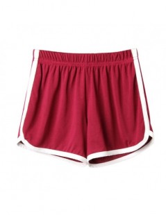 Shorts Women Summer Shorts Striped Vintage Short Trousers Women Harajuku Korean Style Shorts 510 - Red - 4E3083145724-5 $9.03